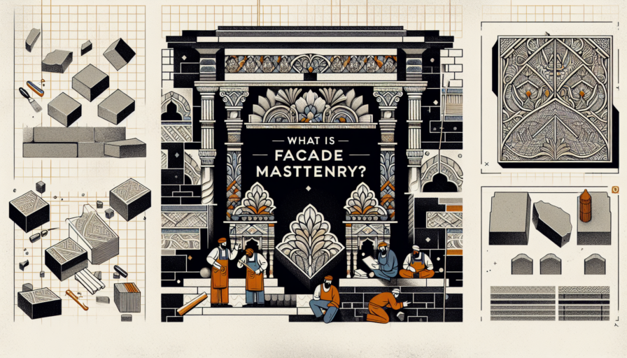 ¿Qué es mampostería de fachada?